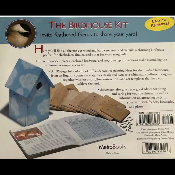 The Birdhouse Kit Craft Wood NEW - Picture 3 of 3
